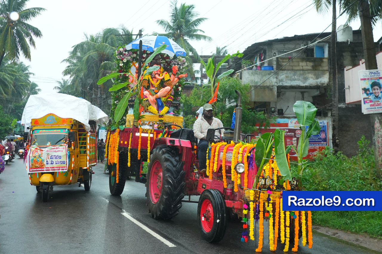 Razole Taluka Ganesh Nimajjanam